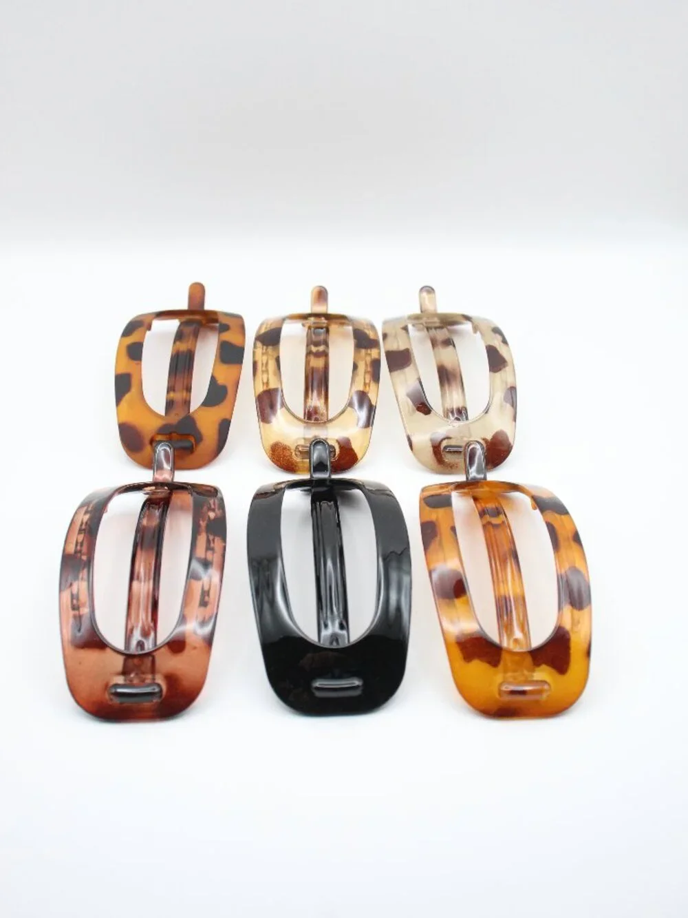 6 PCS Flat Claw French Clips